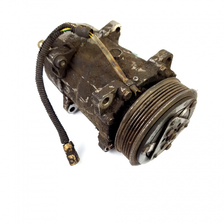 Compresor Aer Conditionat Peugeot 206 1998-2013 2.0 Hdi Motorina 1227F, Sd7V16, 6616607160, R134A