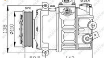 Compresor aer conditionat Skoda RAPID (NH3) 2012-2...