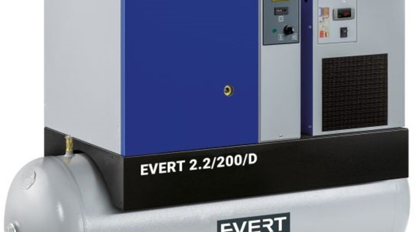 Compresor Aer Evert 200L, 400V, 2.2kW EVERT2,2/200/D