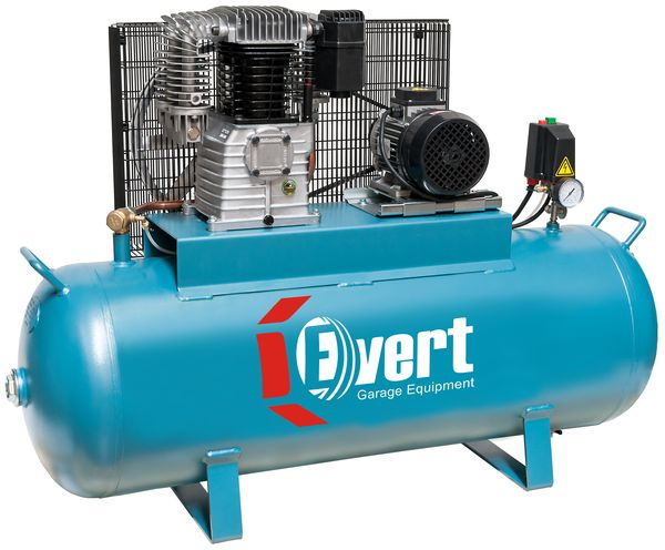 Compresor Aer Evert 200L, 400V, 2.2kW EVERTK200-450