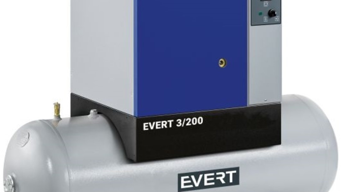 Compresor Aer Evert 200L, 400V, 3.0kW EVERT3/200