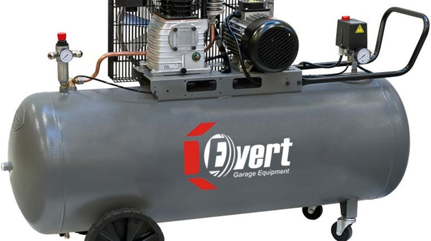 Compresor Aer Evert 200L, 400V, 3.0kW EVERT530/200K