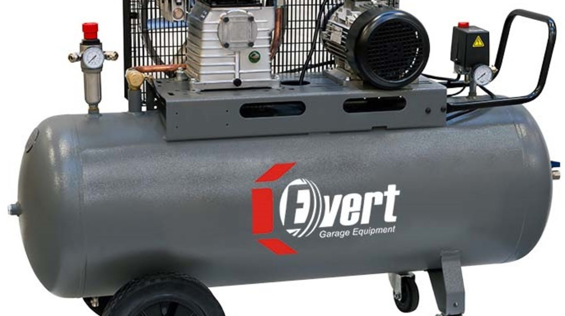 Compresor Aer Evert 200L, 400V, 4.0kW EVERT650/200K