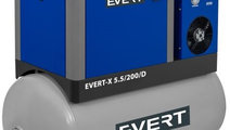 Compresor Aer Evert 200L, 400V, 5.5kW EVERT-X5,520...