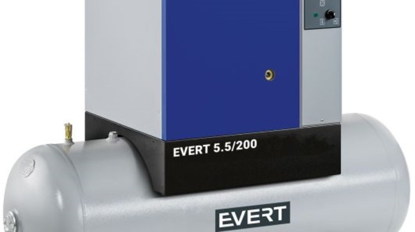 Compresor Aer Evert 200L, 400V, 5.5kW EVERT5,5/200