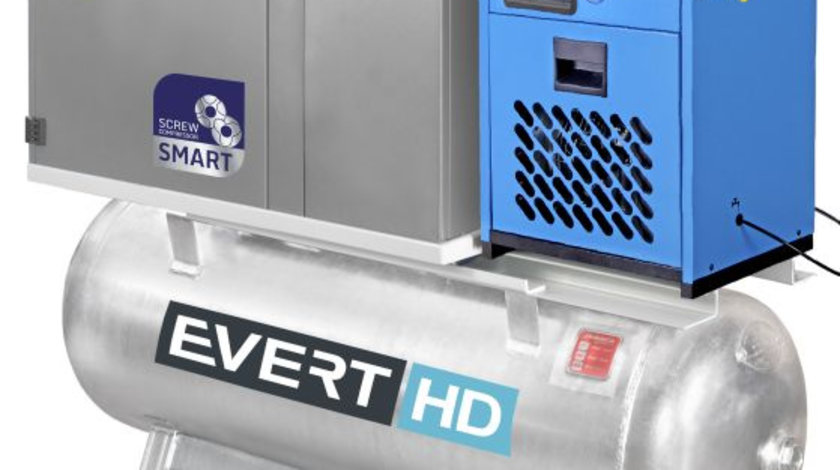 Compresor Aer Evert 500L, 400V, 11.0kW EVERTHDVT11/13-500
