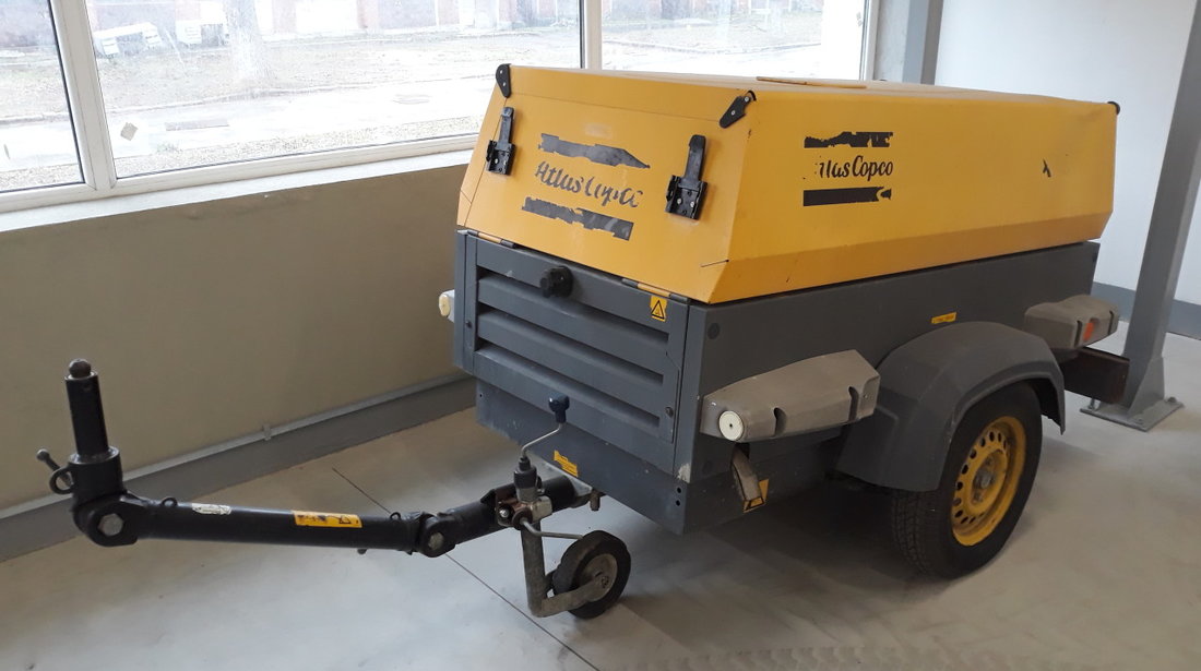 *Compresor Atlas Copco XAS87KD-7bari+4 Picamere+40m Furtun-ORE REALE!