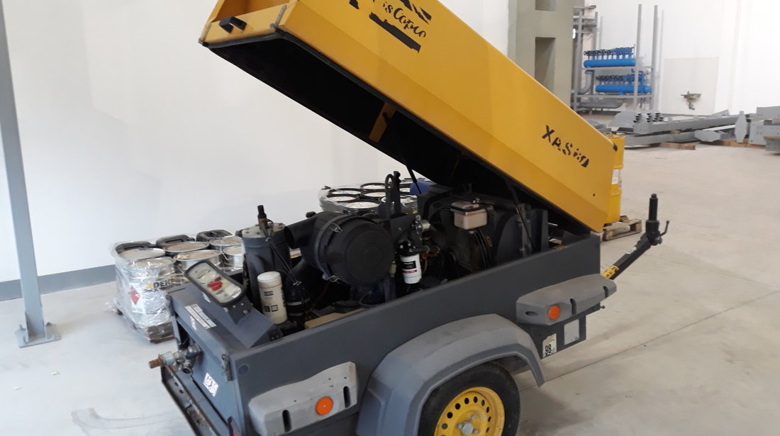 *Compresor Atlas Copco XAS87KD-7bari+4 Picamere+40m Furtun-ORE REALE!