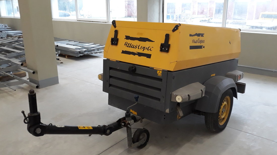 *Compresor Atlas Copco XAS87KD-7bari+4 Picamere+40m Furtun-ORE REALE!