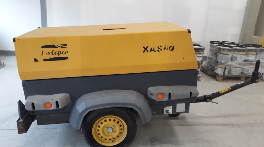 *Compresor Atlas Copco XAS87KD-7bari+4 Picamere+40m Furtun-ORE REALE!