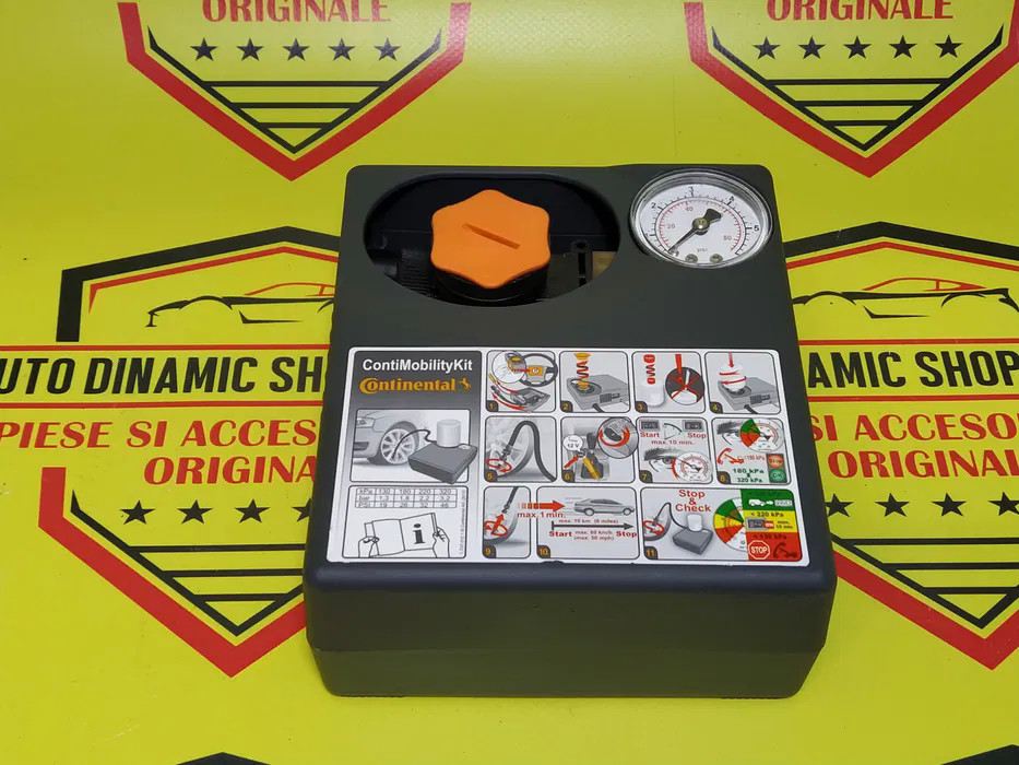 Compresor auto aer umflat roti original Continental 120 W 12V 10A