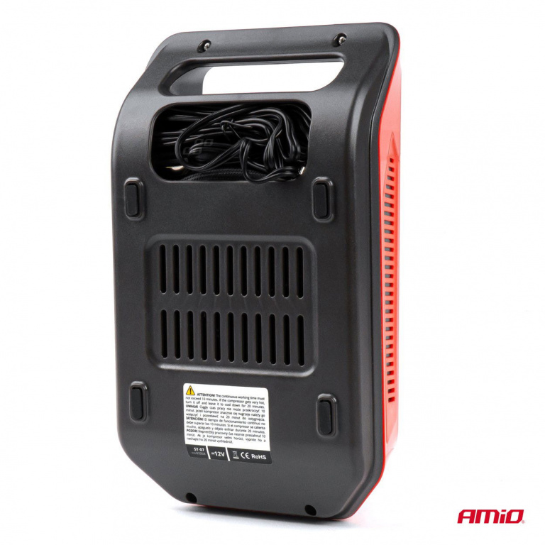 Compresor auto cu manometru digital si lanterna LED 12 V