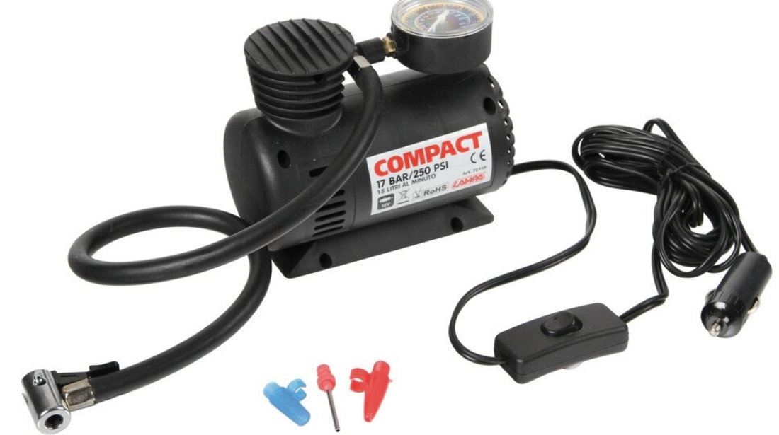 Compresor Auto Lampa Compact, 12V LAM72150