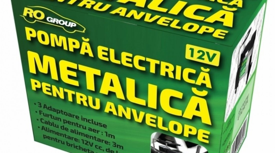 Compresor Auto Ro Group Metalic 12V 10Bar EL1507