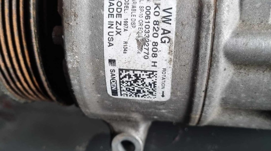 Compresor clima 1K0820808H VW Jetta Mk6 2.0 TSI CPPA 210 cai