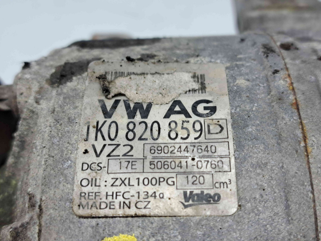 Compresor clima, 1K0820859D, Volkswagen Golf 5 (1K1) 2.0 fsi, BLX