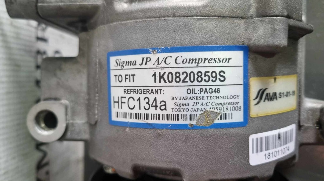 Compresor clima 1K0820859S Audi A3 8P 1.6 FSI BLF 115 cai
