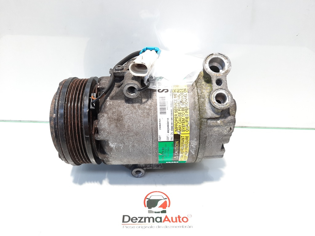 Compresor clima, 24464151, Opel Astra G Sedan (F69) [Fabr 1998-2004] 1.8 benz, Z18XE