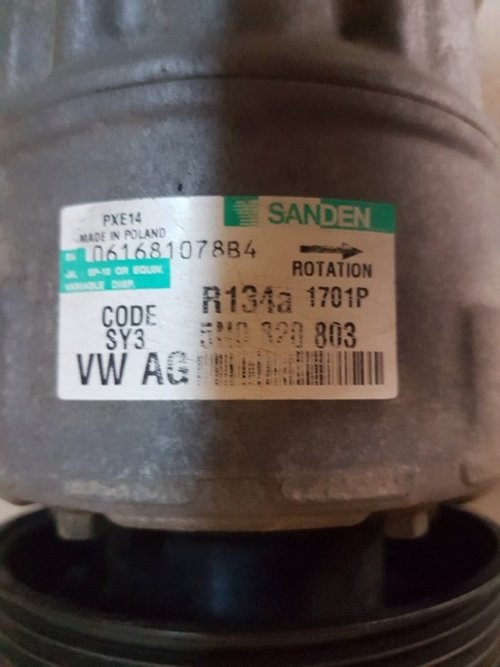 Compresor clima 5n0820803 audi a3 8p 1.4 tfsi caxc 125 cai