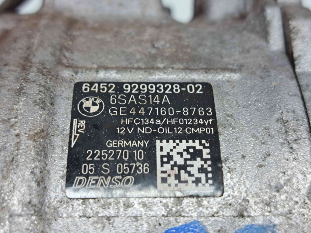 Compresor clima 6452-9299328-04, Bmw 2 (F45), 2.0 diesel, B47D20A