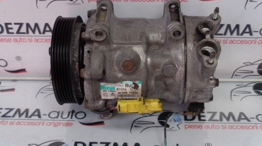 Compresor clima 9659875880, Peugeot 206, 1.6hdi, 9HZ