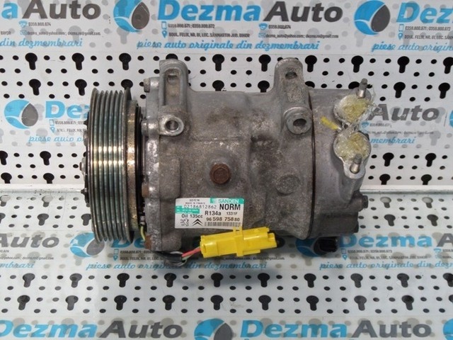 Compresor clima 9659875880, Peugeot 206 CC (2D) 1.6HDI, 9H01, 9HZ (pr:110747)