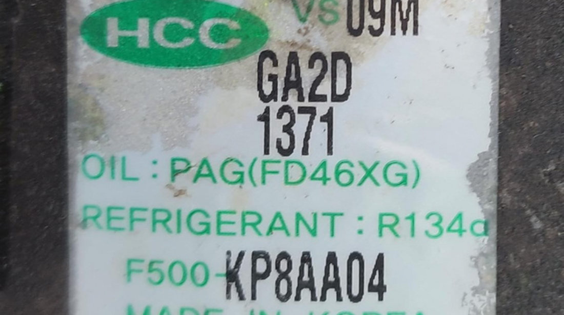 Compresor clima AC 1.2 benzina kp8aa04 Hyundai i20 PB [2008 - 2012]