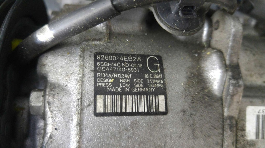 Compresor clima ac 1.5 dci nissan qashqai 2 suv j11 926004eb2a 4471405931