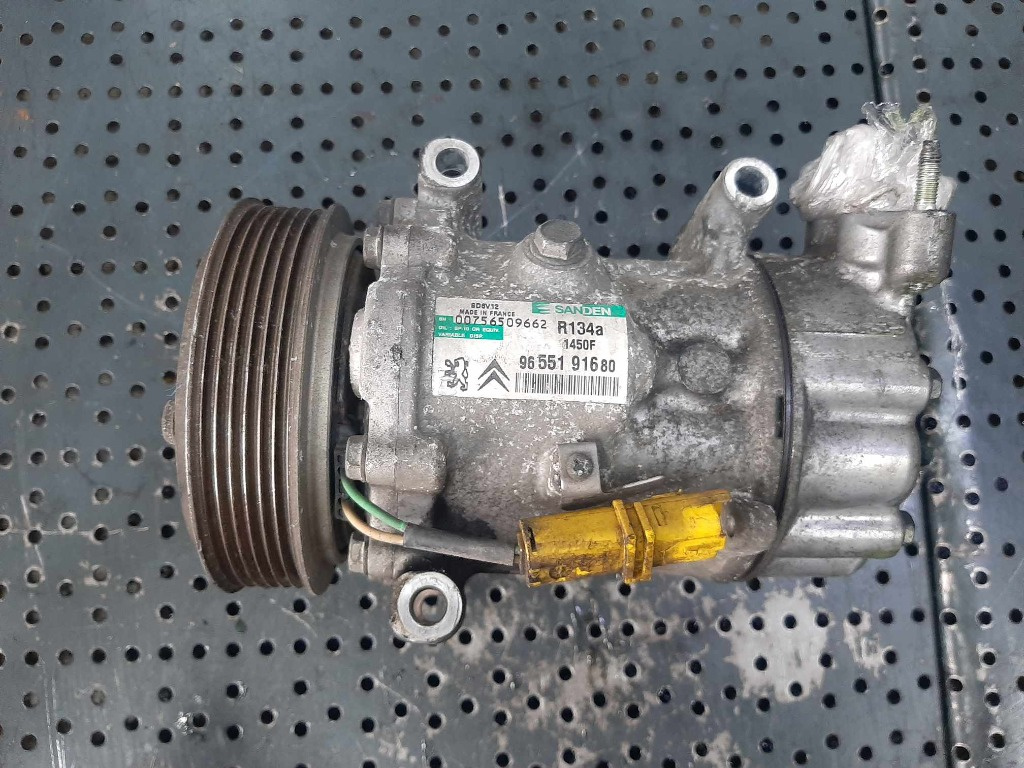 Compresor clima ac 1.6 hdi citroen c2 c3 peugeot 207 206 1007 bipper 9655191680