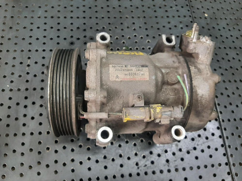 Compresor clima ac 1.6 hdi peugeot 206 406 607 807 citroen xsara picasso c5 9686061780