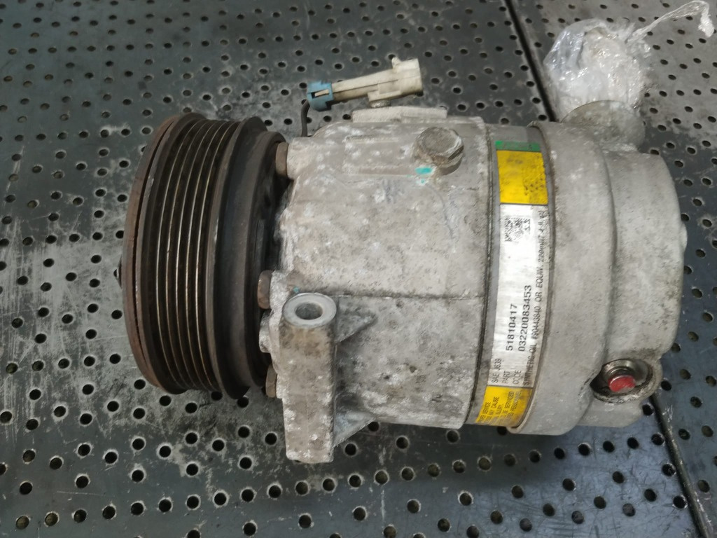Compresor clima ac 1.9 d 939a2000 fiat croma 51810417