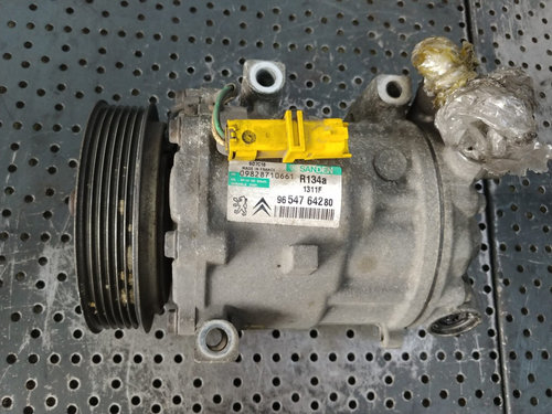 Compresor clima ac 4ht 2.2 hdi peugeot 407 9654764280 -cu defect