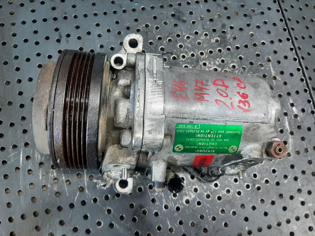 Compresor clima ac bmw seria 3 e46 seria 5 e39 2.0 d 64528386650