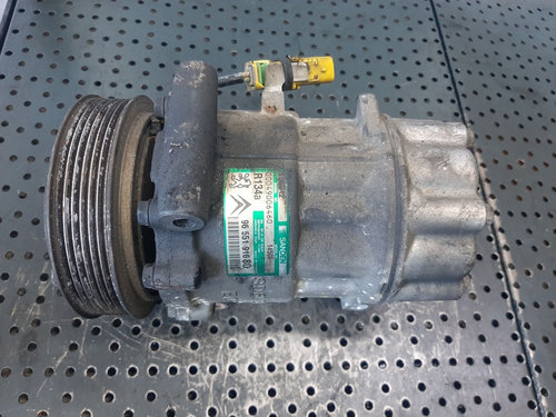Compresor clima ac citroen c2 c3 1.1b 1.4 hdi fiat fiorino 1.3 b 1.4 b peugeot 206 9655191680