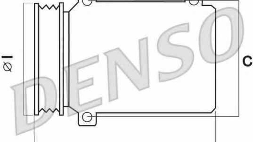 compresor clima aer conditionat CITROËN C4 Picasso I UD Producator DENSO DCP07010