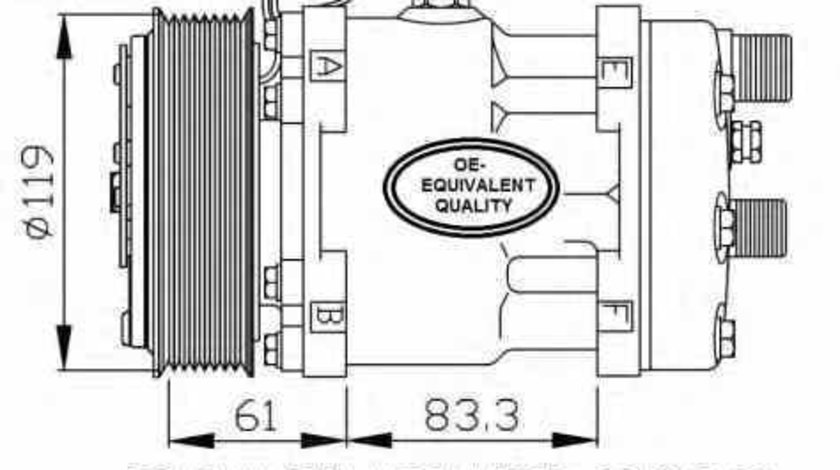 compresor clima aer conditionat MAN TGL NRF 32707