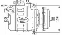 Compresor clima aer conditionat VW TOUAREG 7LA 7L6...