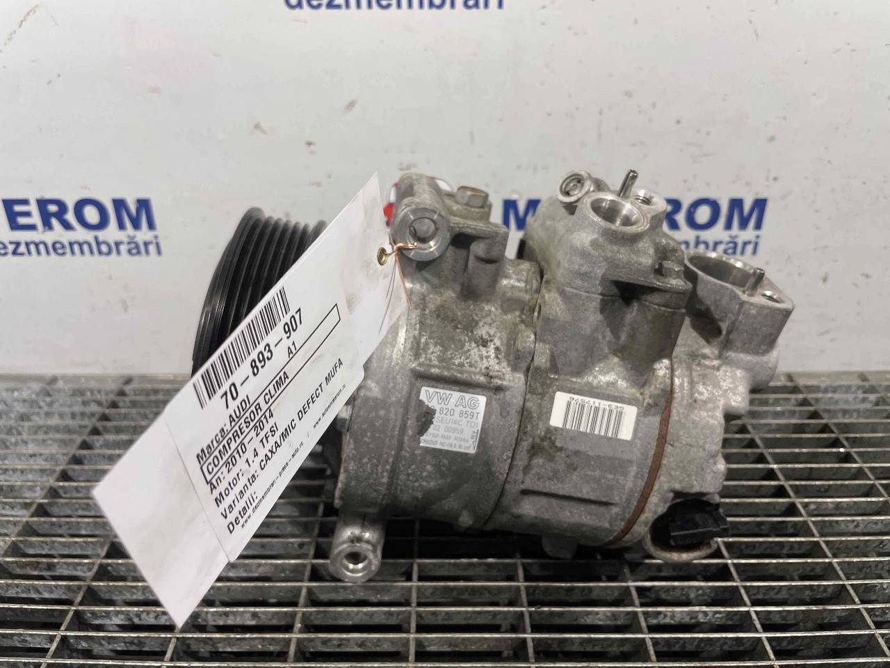 COMPRESOR CLIMA AUDI A1 1.4 TFSI - (2010 2014)