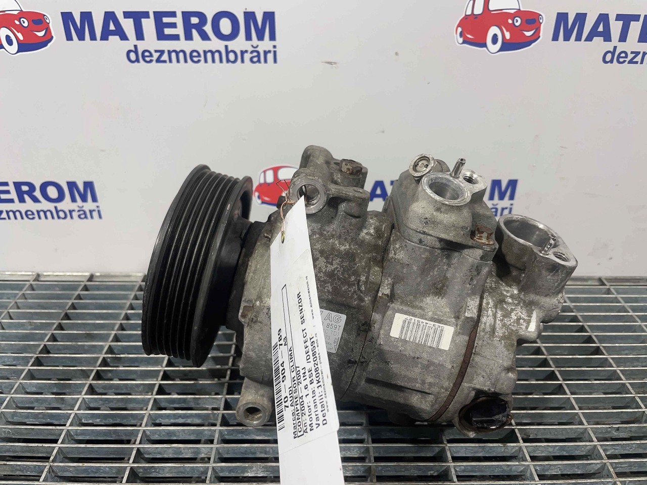COMPRESOR CLIMA AUDI A3 1.6 INJ - (2004 2007)