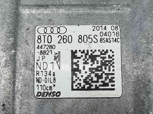 Compresor clima Audi A4 (8K2, B8.5) Facelift [Fabr 2008-2015] 8T0260805S 2.0 TDI CNHC 120KW / 163CP ...