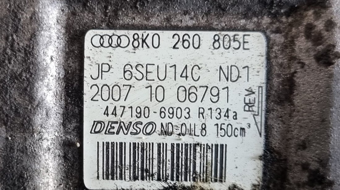 Compresor clima Audi A4 B8 1.8 TFSI 120cp cod piesa : 8K0260805E