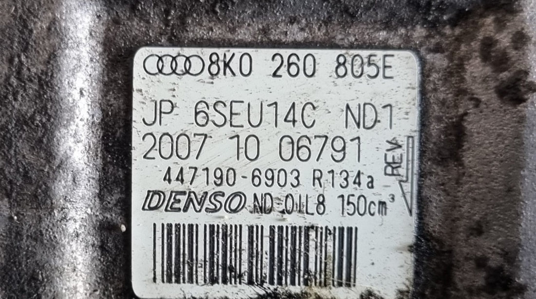 Compresor clima Audi A6 C6 2.0 TDI 136cp cod piesa : 8K0260805E