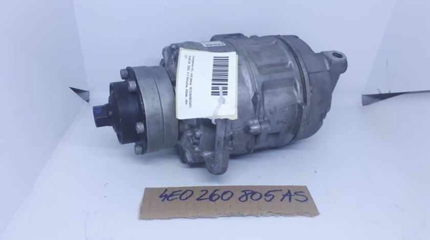 Compresor clima Audi A8 D3 4E si D4 4H 4.0 tdi si 4.2 tdi 2003 - 2016 cod 4E0260805 sau 4E0260805AK