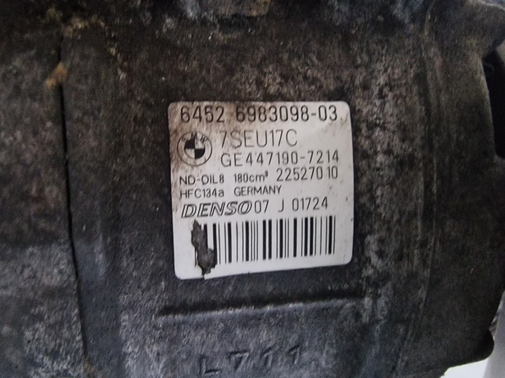 Compresor Clima BMW Seria 7 730D 2008 3.0 d Euro 4 231CP 6452 6983098-03