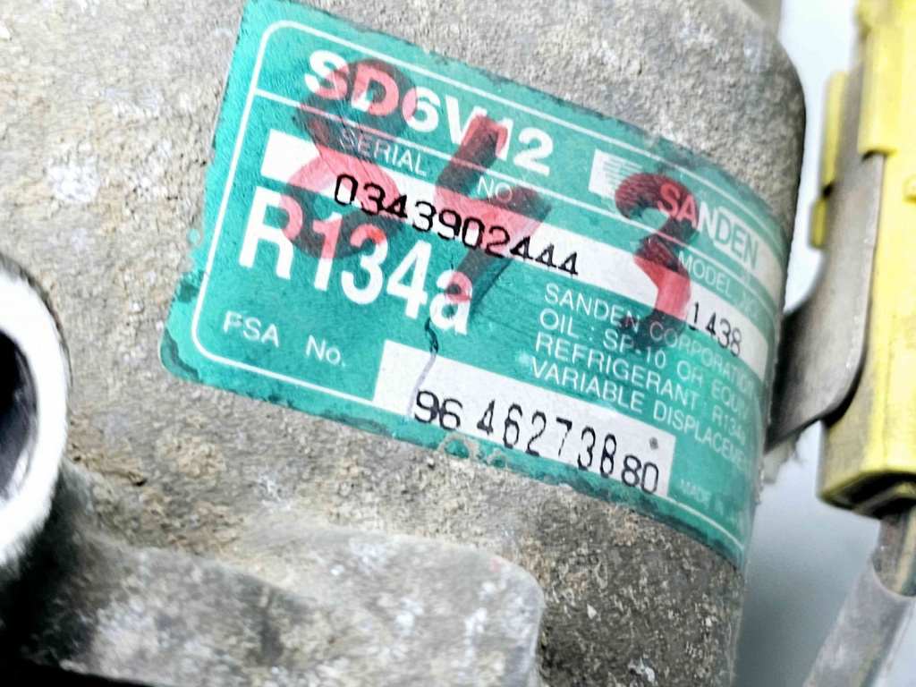 Compresor clima Citroen C3 (I) [ Fabr 2002-2009] 9646273880 2.0 B RFN 100KW / 136CP 2.0 B RFN 100KW / 136CP