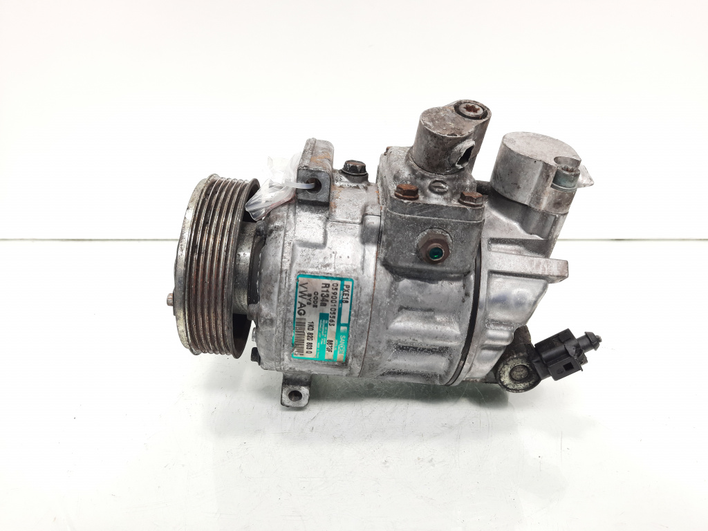 Compresor clima, cod 1K0820803Q, Skoda Octavia 2 (1Z3), 2.0 TDI, BKD (pr:110747)
