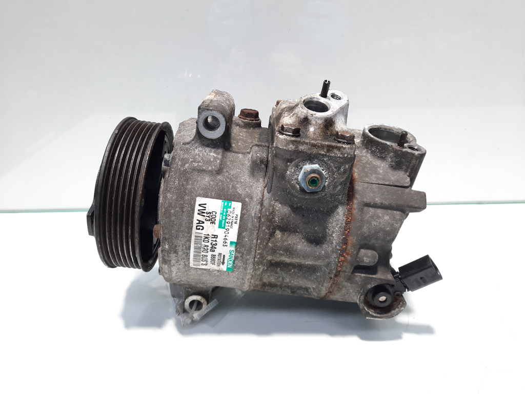 Compresor clima, cod 1K0820803S, Skoda Superb II Combi (3T5), 1.9 TDI, BXE (pr:110747)