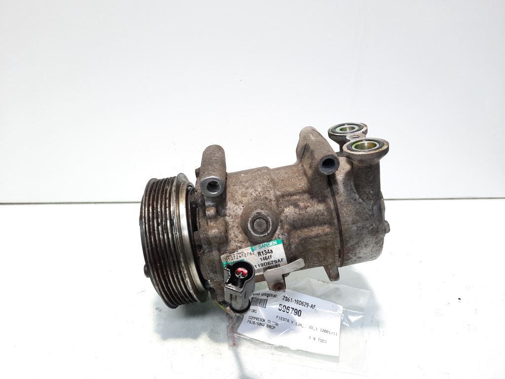 Compresor clima, cod 2S61-19D629-AF, Ford Fiesta 6, 1.4 TDCI, F6JB (idi:596790)