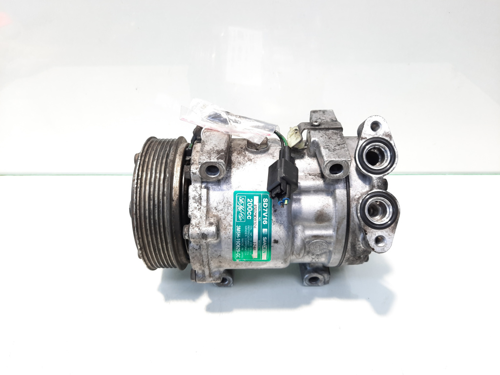 Compresor clima, cod 3M5H-19D629-GC, Ford Focus C-Max, 1.6 TDCI, HHDA (idi:469143)