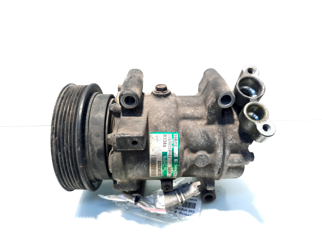 Compresor clima, cod 8200365787A, Renault Clio 3, 1.6 benz, K4MD800 (id:514341)